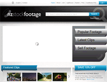 Tablet Screenshot of nzstockfootage.co.nz